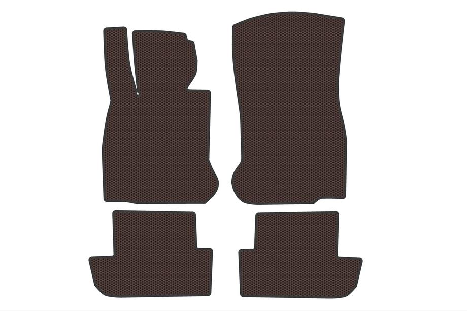 BMW 6-serie F12/F13/F06 2011–2018 Carsuit gummimåtter (til F12/13, brun) Foto 1