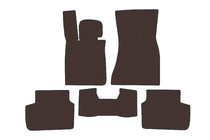 BMW 7-serie G11/G12 2015–2022 Gummimåtter Carsuit (til G11, brun) foto 1