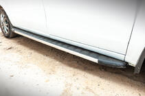 Mercedes Vito/V-klasse W447 2014– Duru sidetrin (2 stk., aluminium) Kort og lang foto 5