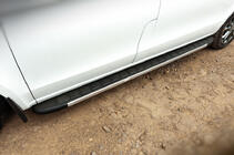 Mercedes Vito/V-klasse W447 2014– Duru sidetrin (2 stk., aluminium) Kort og lang foto 2