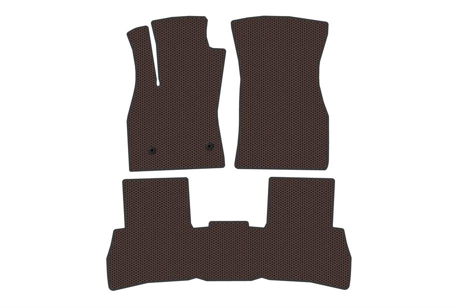 Fiat Doblo II 2010–2022 Gummigulvmåtter Carsuit V2 (2010-2015, Brun) Image