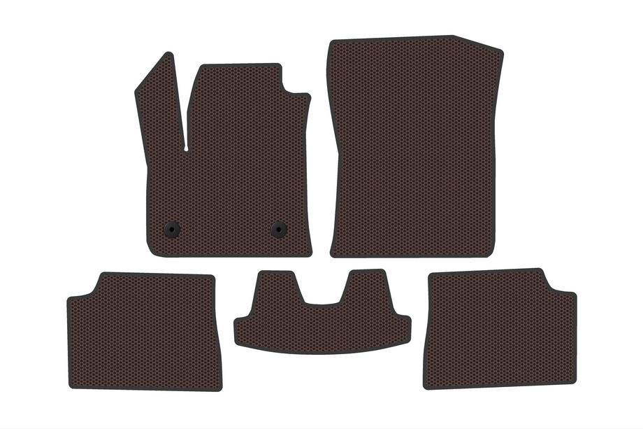 Fiat 600/600e 2023– Gummimåtter Carsuit (Electro, brun) Image