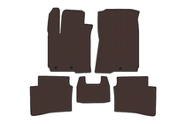 Hyundai I-20 2014–2020 Gummimåtter Carsuit (Brun) foto 1