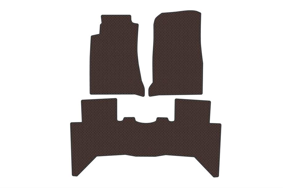 Isuzu D-Max 2011–2019 Gummimåtter Carsuit (Brun) Image