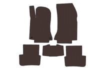 Mercedes B-klasse W246 2011–2018 Gummimåtter Carsuit (Brun) foto 1