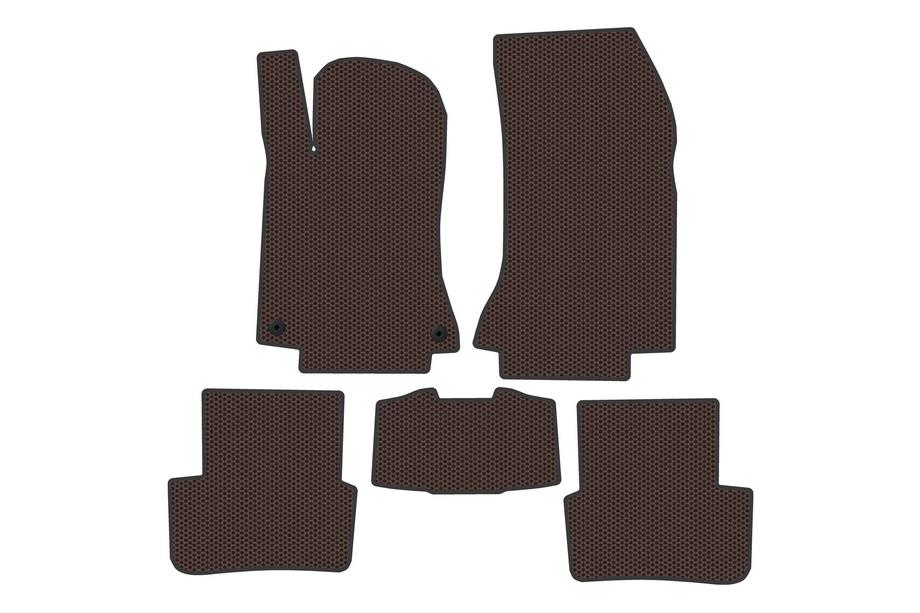 Mercedes B-klasse W246 2011–2018 Gummimåtter Carsuit (Brun) Image