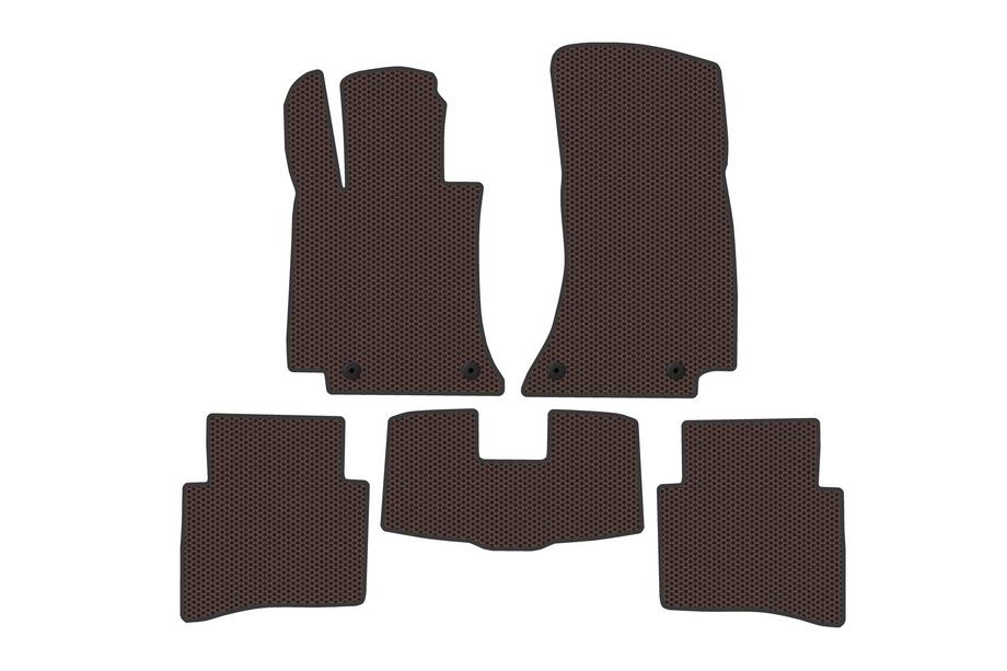 Mercedes E-class W214 2023– Carsuit gummimåtter (SD, Brun) Foto 1