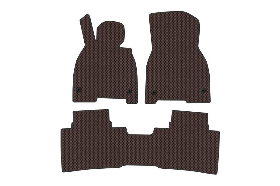 Mercedes EQS 2021– Gummimåtter Carsuit (Brun) Image