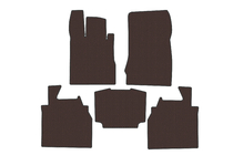 Mercedes S-class W220 1998–2005 Gummimåtter Carsuit (Long, Brun) foto 1