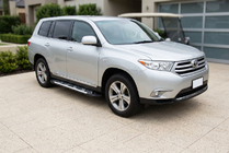 Toyota Highlander 2008–2013 Sunrise sidetrin (2 stk., aluminium) foto 1