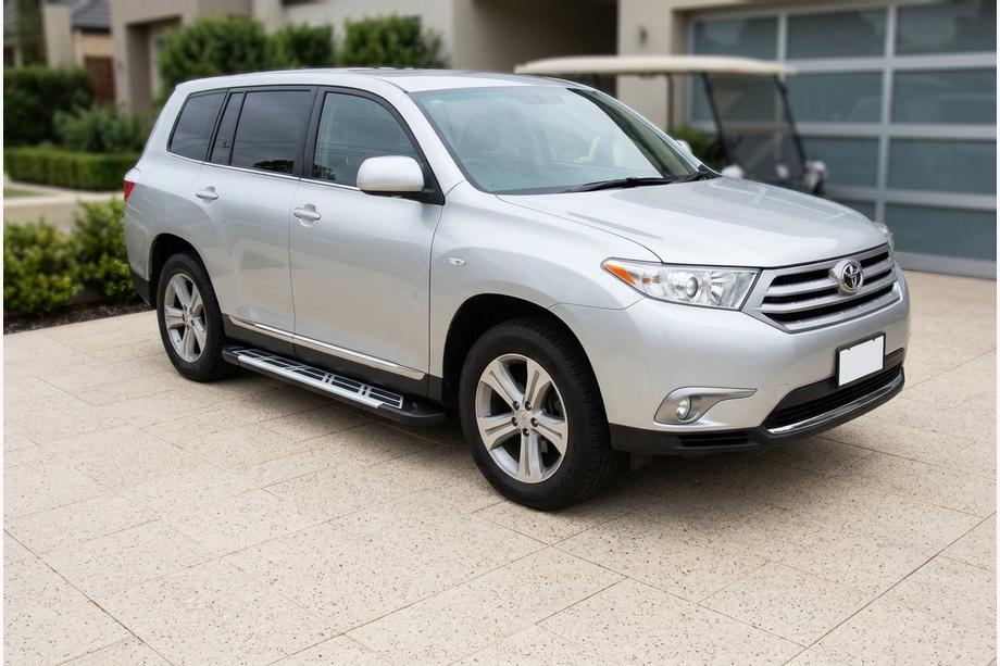 Toyota Highlander 2008–2013 Sunrise sidetrin (2 stk., aluminium) Image