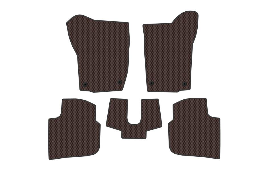 Seat Toledo 2012–2019 Gummimåtter Carsuit (Brun) Image