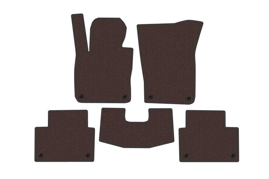 Volvo V60 2019– Gummimåtter Carsuit (SW, Brun) Image