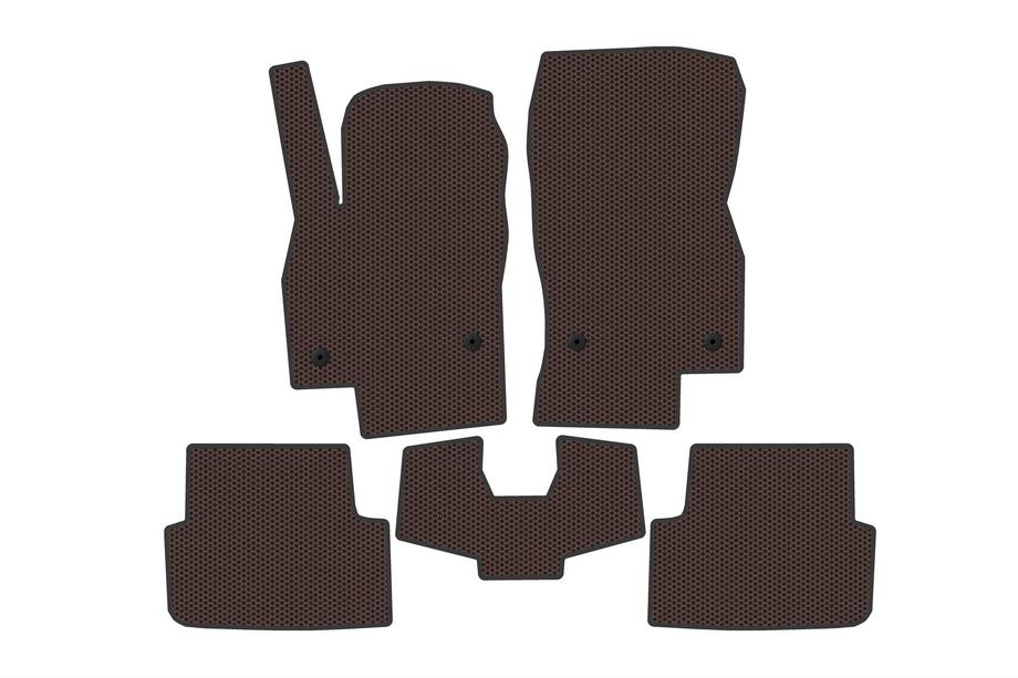 Volkswagen Taigo 2020– Gummimåtter Carsuit (Brun) Image