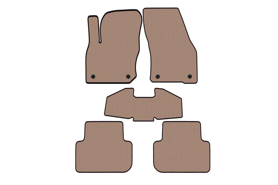 Volkswagen Tiguan 2023– Gummimåtter Carsuit (Beige) Image
