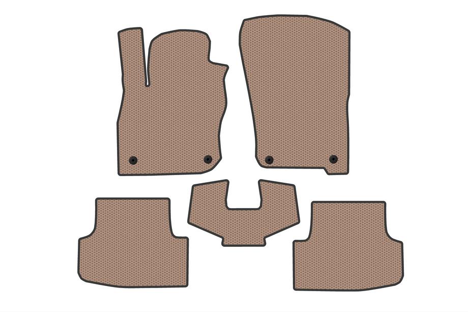 Audi A3 2020– Gummimåtter Carsuit (HB, beige) Image
