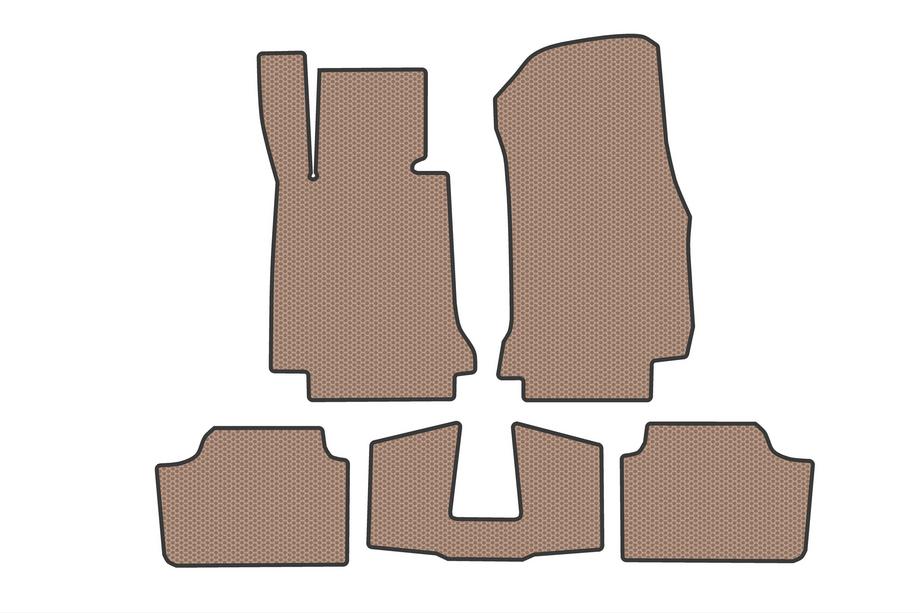 BMW 2-serie F22/F23 2014–2021 Gummimåtter Carsuit (til F22, beige) Image