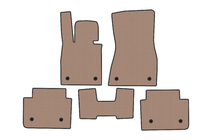 BMW 5/i5-serie G60/G60E/G61 2023– Carsuit gummimåtter til kabinen (til i5 G60E, beige) foto 1