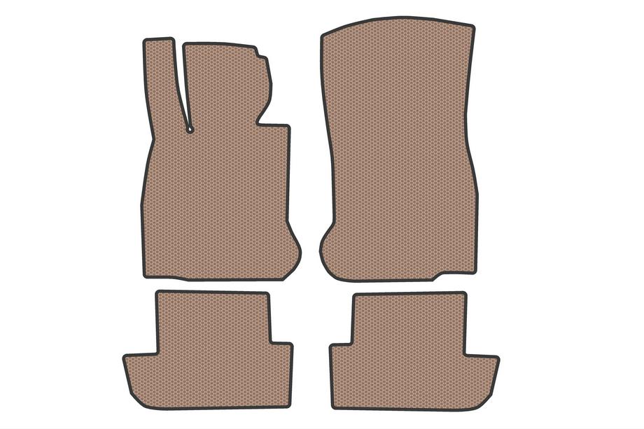 BMW 6-serie F12/F13/F06 2011–2018 Gummimåtter Carsuit (til F12/13, beige) Foto 1