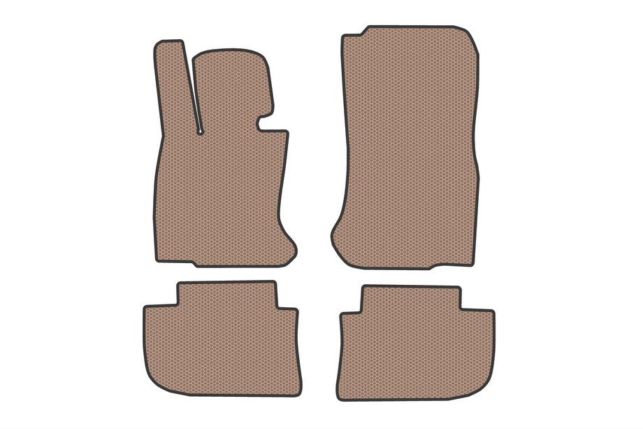 BMW 6-serie F12/F13/F06 2011–2018 Gummimåtter Carsuit (til F06, beige) Image
