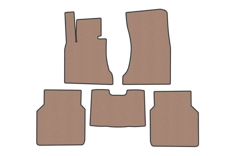 BMW 7-serie E65/66 2001–2008 Gummimåtter Carsuit (til E66, beige) Image