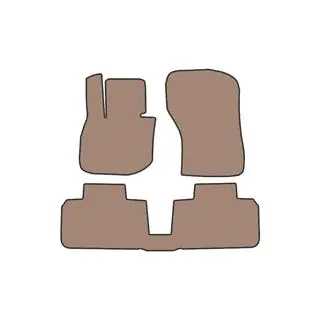 Carsuit gummimåtter (til IX2, beige) foto 1