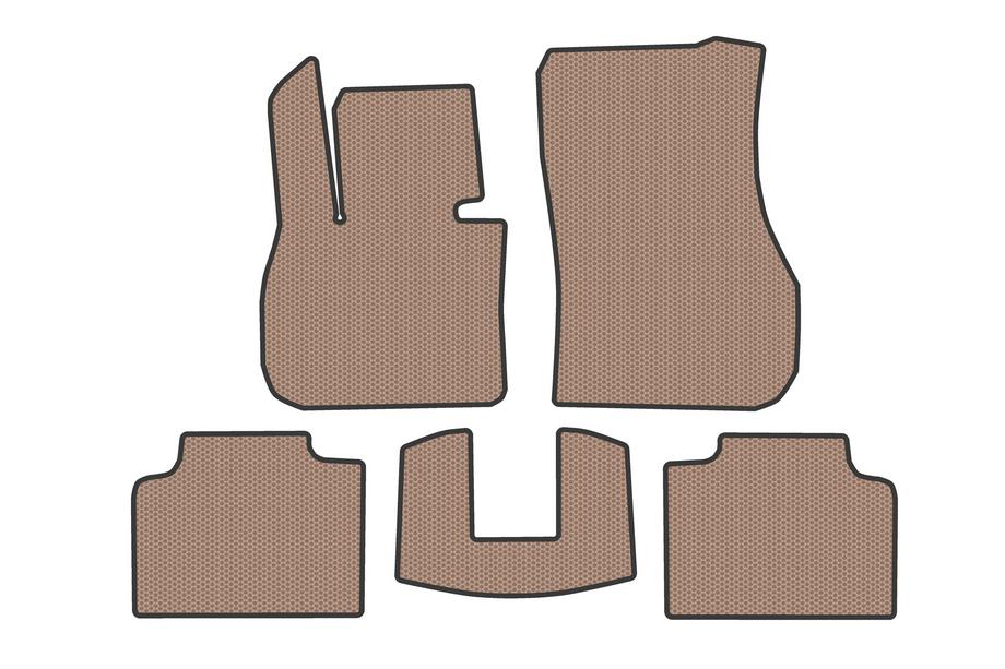 BMW X2 (U10) 2023– Carsuit gummimåtter (til X2, beige) Foto 1
