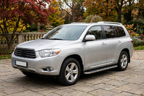 Toyota Highlander 2008–2013 Maydos V1 sidetrin (2 stk., aluminium ↗ rustfrit stål) foto 1