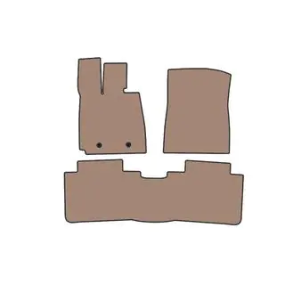 Gummimåtter Carsuit (Beige)