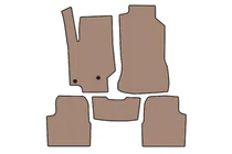Citroen C4 X/e-C4 X 2022– Carsuit gummimåtter (benzin, beige) foto 1