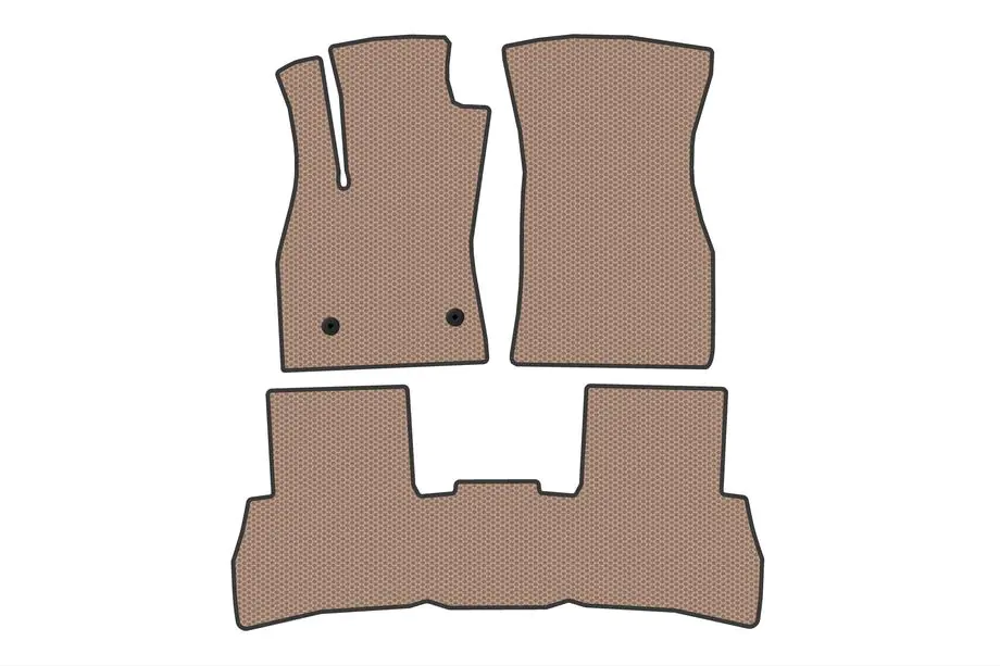 Fiat Doblo II 2010–2022 Gummimåtter Carsuit V2 (2010-2015, Beige) Image