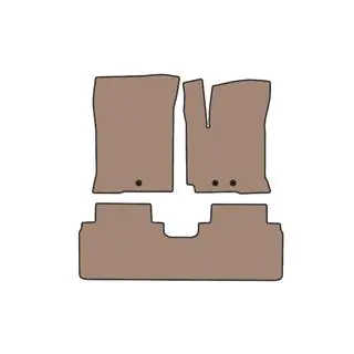 Gummimåtter Carsuit (Beige)