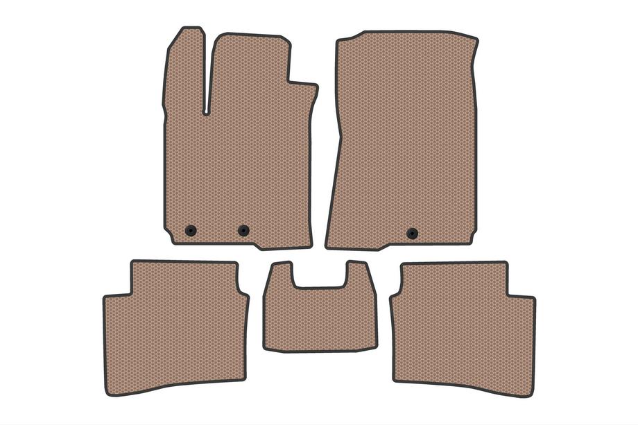 Hyundai I-20 2014–2020 Gummimåtter Carsuit (Beige) Image