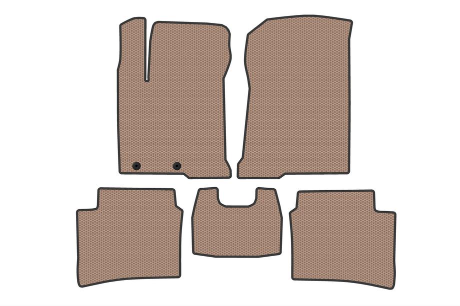 Hyundai I-20 2020– Gummimåtter Carsuit (Beige) Foto 1