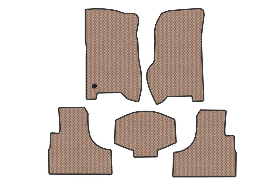 Jeep Cherokee/Liberty 2002–2007 Gummimåtter Carsuit (Beige) Foto 1