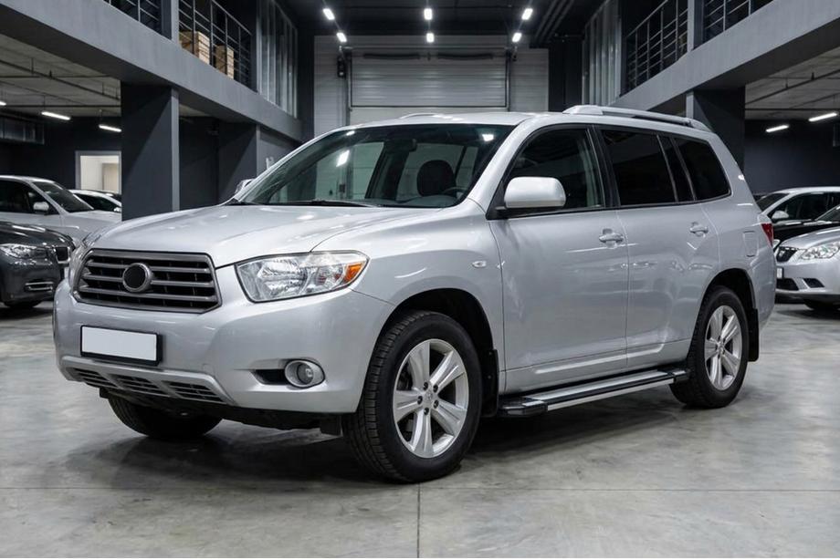 Toyota Highlander 2008–2013 Sidetrin Rainbow (2 stk., aluminium) Image