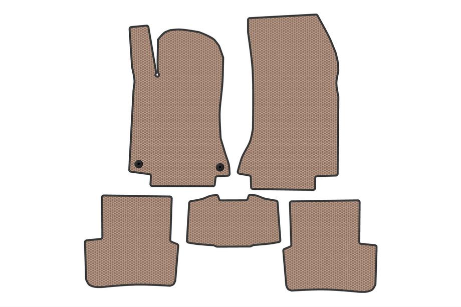 Mercedes B-klasse W246 2011–2018 Gummimåtter Carsuit (Beige) Image