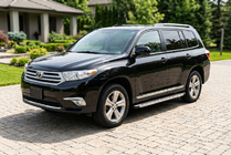 Toyota Highlander 2008–2013 Sidetrin Fullmond (2 stk., aluminium) foto 1