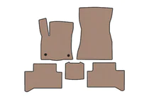 Mercedes EQA 2021– Gummimåtter Carsuit (Beige) foto 1