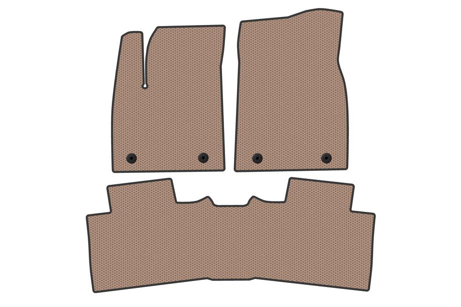 MG HS 2024– Gummimåtter Carsuit (Hybrid, Beige) Image
