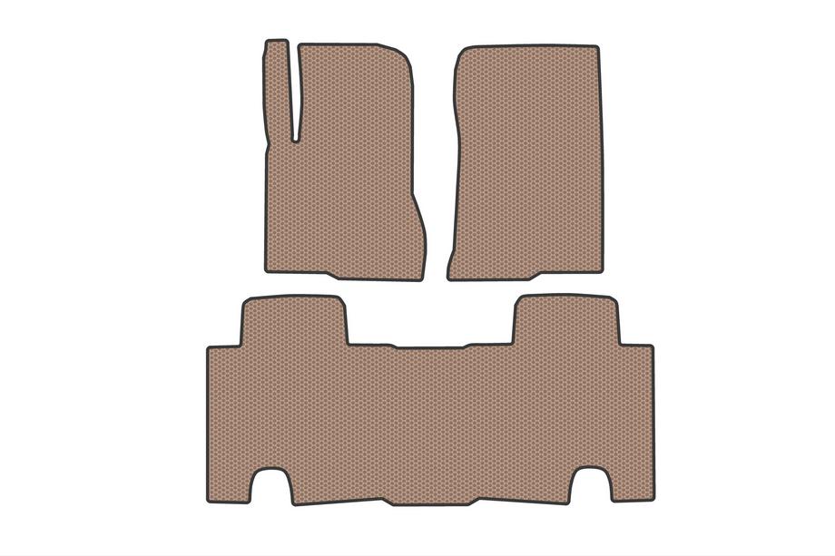 SsangYong Musso II 2018– Gummimåtter Carsuit (Beige) Image