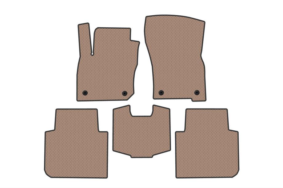 Volkswagen Tayron 2024– Gummimåtter Carsuit (Beige) Image