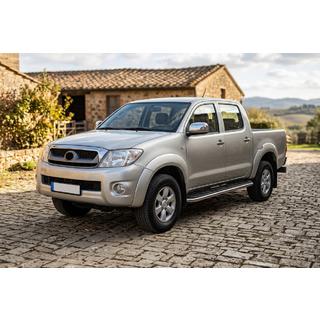 Maydos V1 sidetrin (2 stk., aluminium ↗ rustfrit stål) Toyota Hilux 2006–2015 foto 1