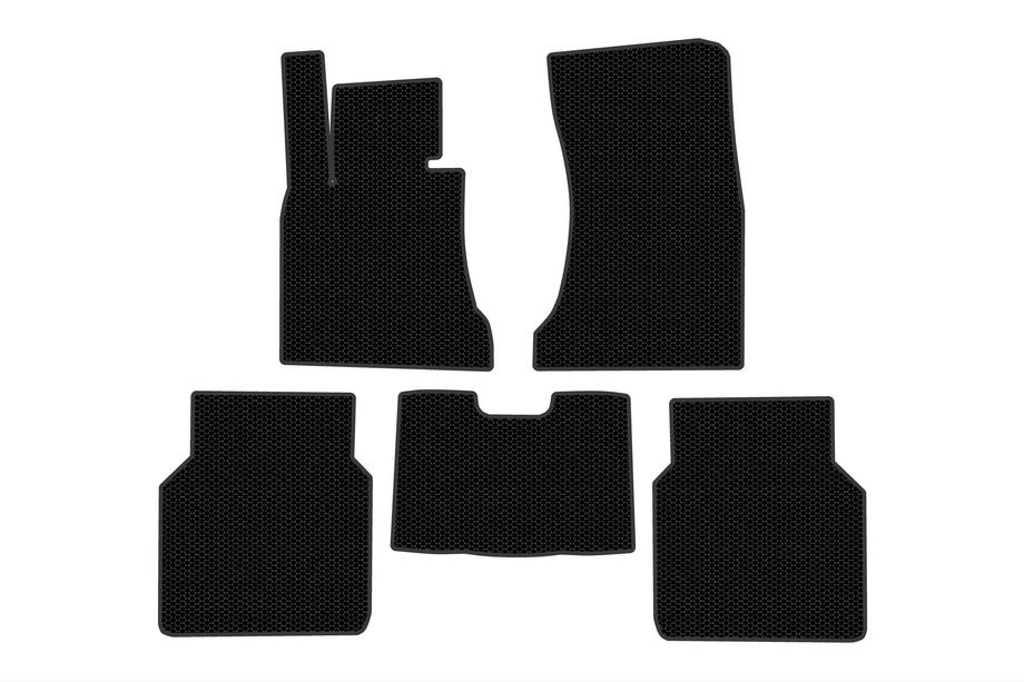 BMW 7-serie E65/66 2001–2008 Carsuit gummimåtter til kabinen (til E66, sort) Image