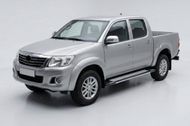 Toyota Hilux 2006–2015 Sidetrin Rainbow (2 stk., aluminium) foto 1
