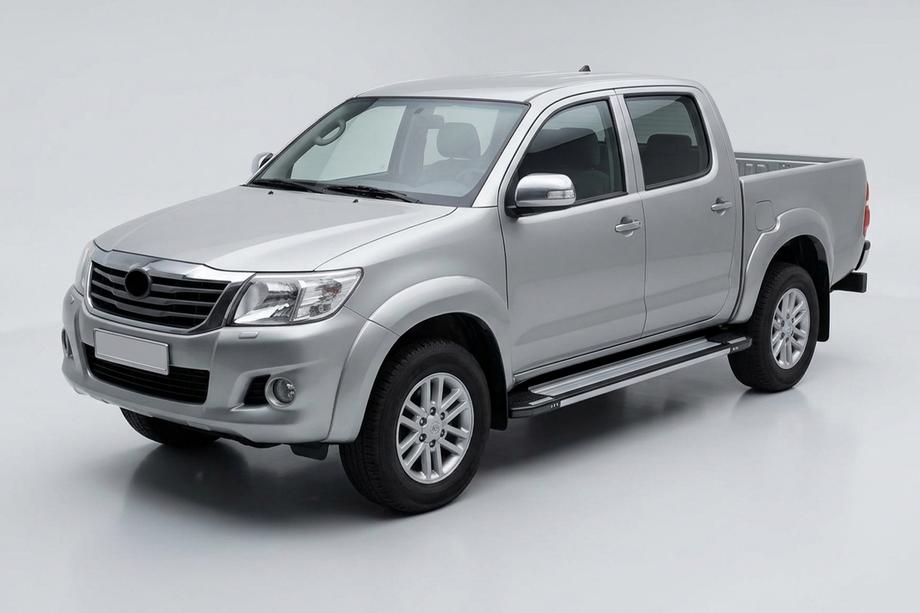 Toyota Hilux 2006–2015 Sidetrin Rainbow (2 stk., aluminium) Image