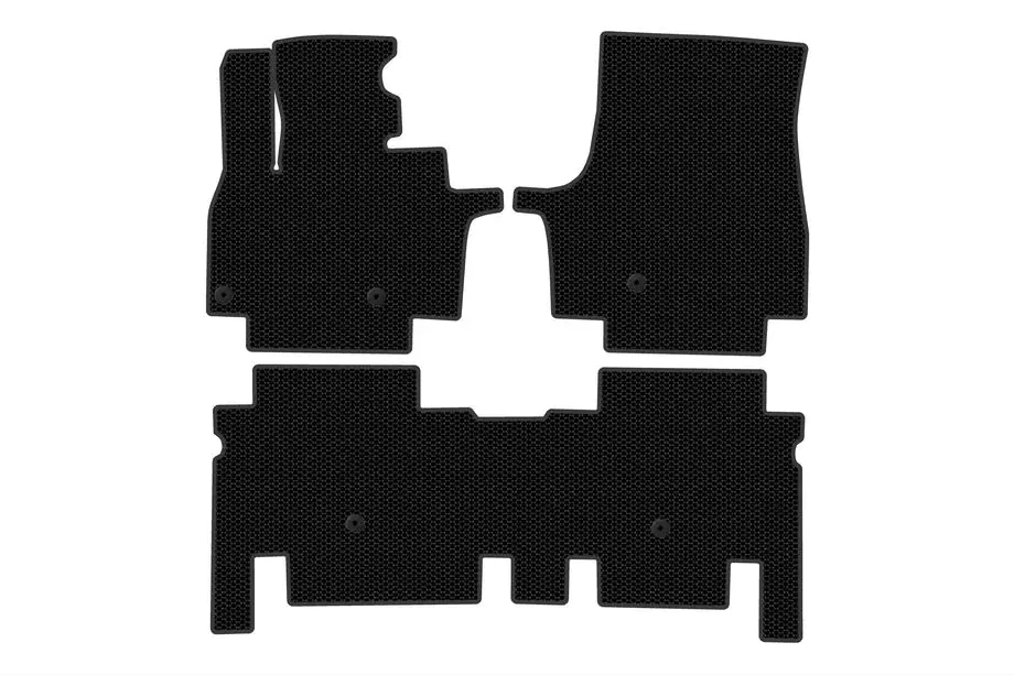 KIA EV9 Carsuit gummimåtter (2 rækker, sort) Image