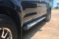 Toyota Hilux 2006–2015 Sidetrin Allmond Grey (2 stk., aluminium) foto 2