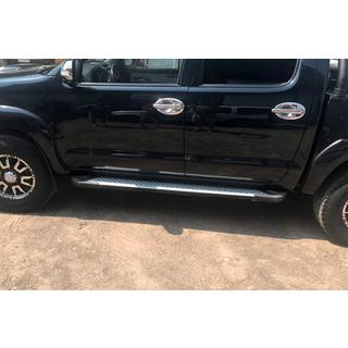 Sidetrin Allmond Grey (2 stk., aluminium) Toyota Hilux 2006–2015 foto 4