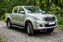 Toyota Hilux 2006–2015 Sidetrin Fullmond (2 stk., aluminium) foto 1